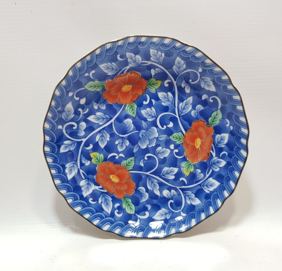 EL BOYAMA ANTİKA PORSELEN TABAK