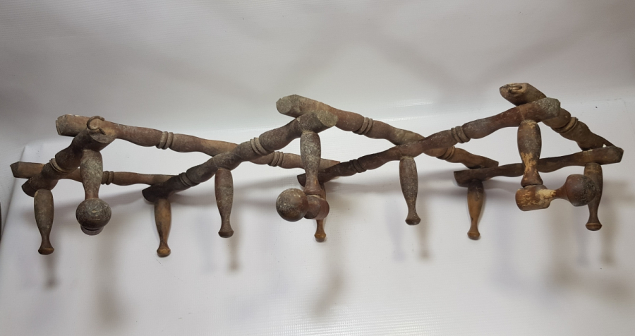 OSMANLI DÖNEMİ AHŞAP AKORDİYON ASKILIK