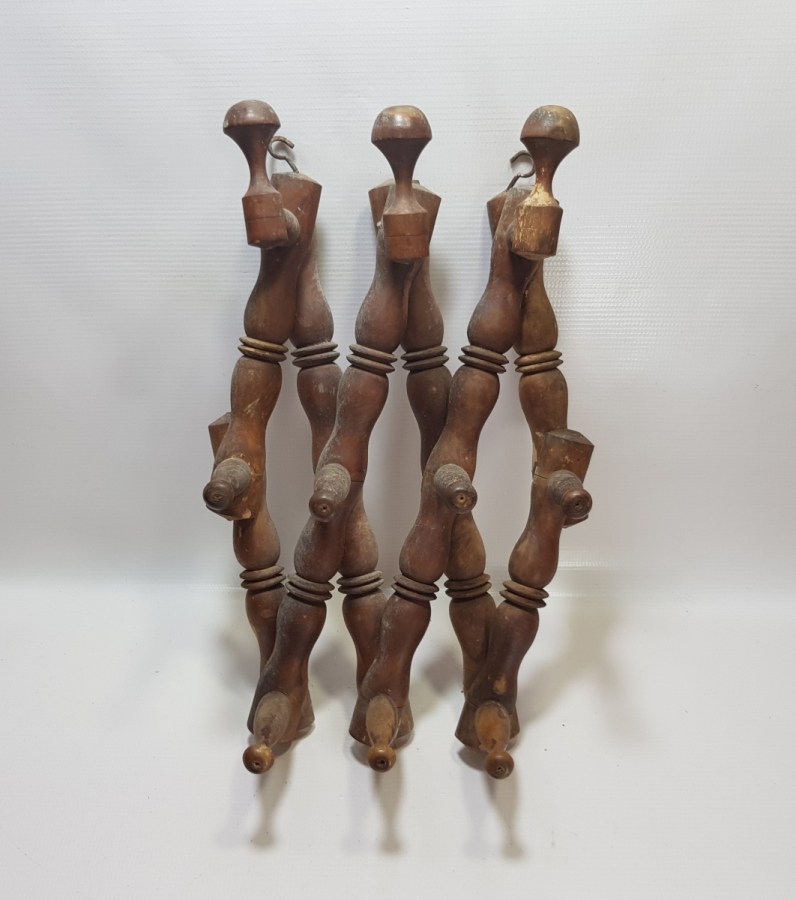 OSMANLI DÖNEMİ AHŞAP AKORDİYON ASKILIK