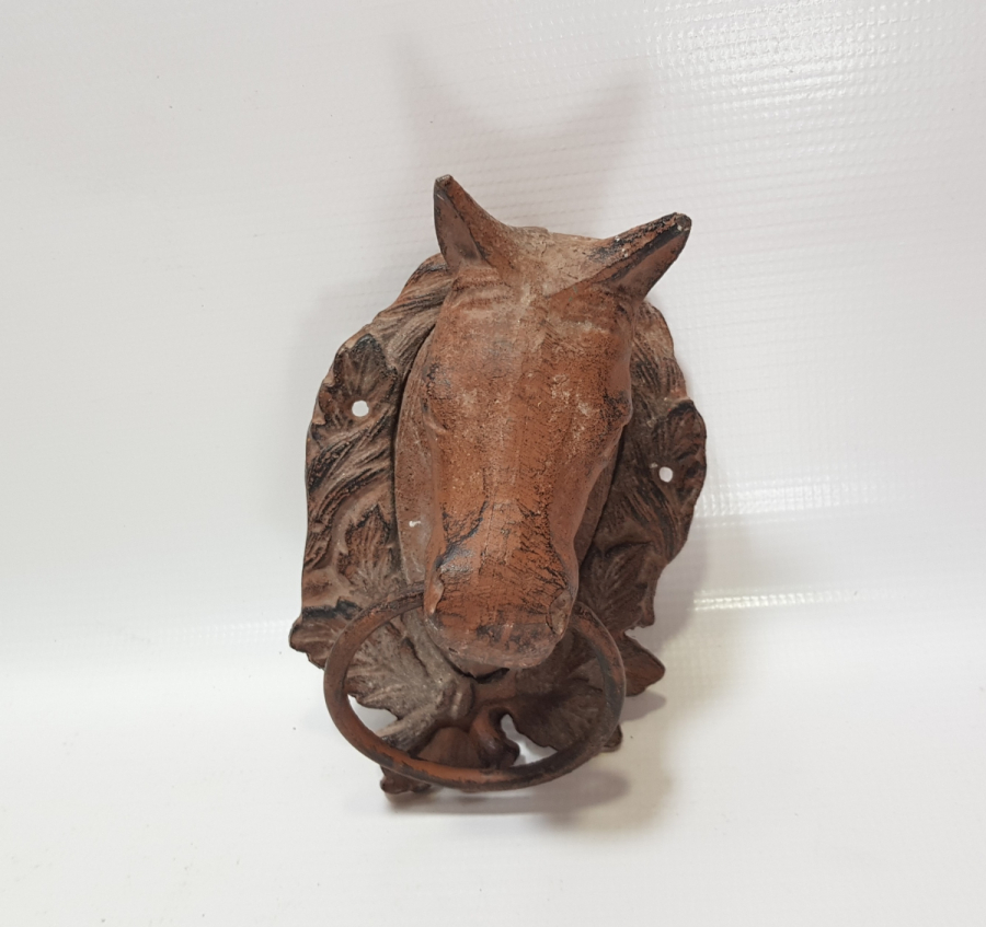 OSMANLI DÖNEMİ AT BAŞI FORMUNDA YAPILMIŞ ÇOK NADİR KAPI TOKMAĞI