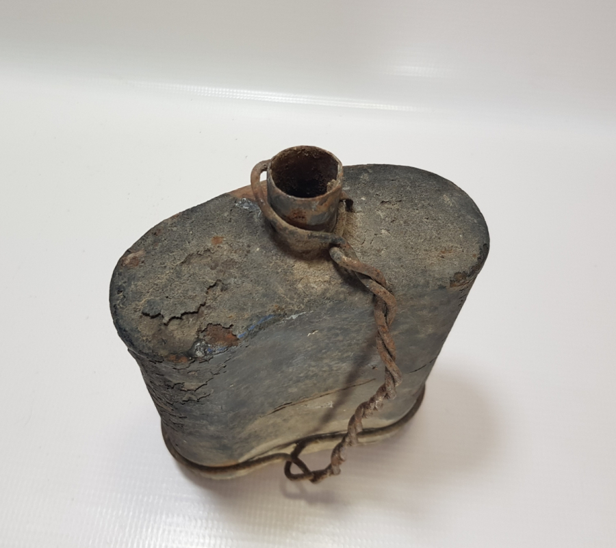 1. DÜNYA SAVAŞI DÖNEMİ FRANSIZ EMAYE ASKER MATARASI