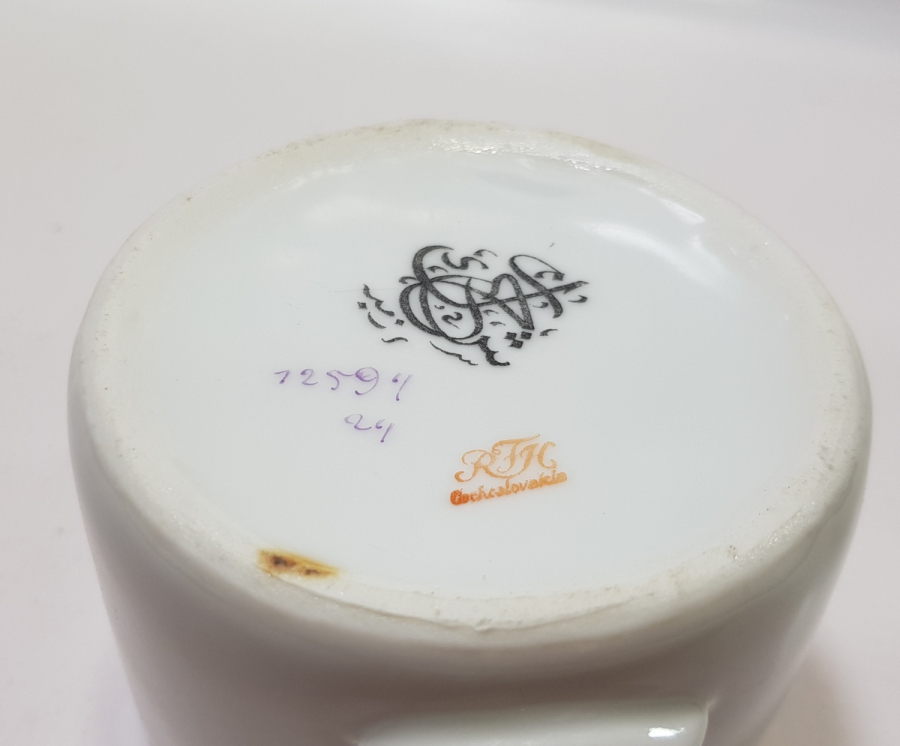 DEV BOYDA ARKASI OSMANLICA YAZILI PORSELEN SOSLUK