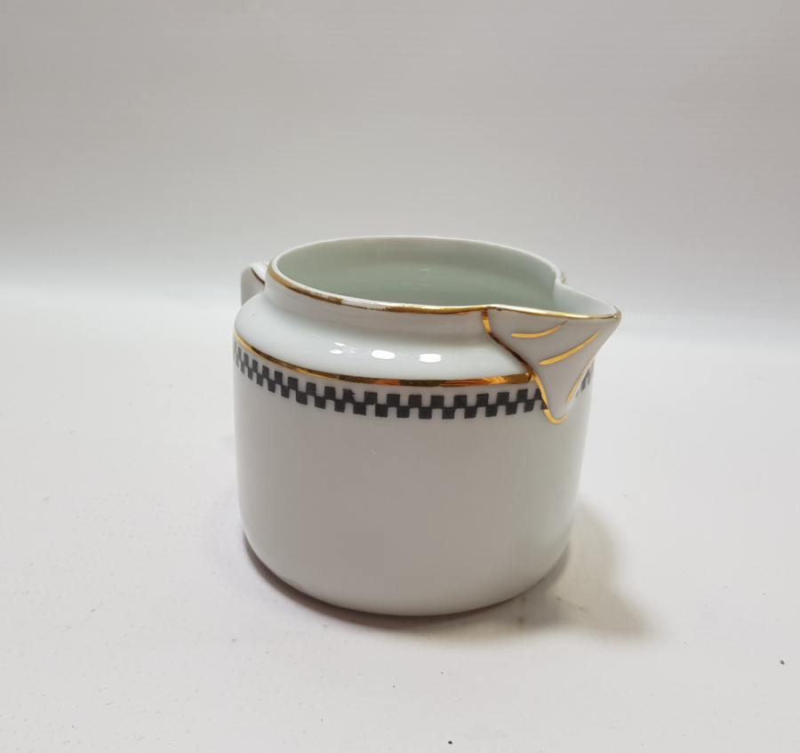 DEV BOYDA ARKASI OSMANLICA YAZILI PORSELEN SOSLUK