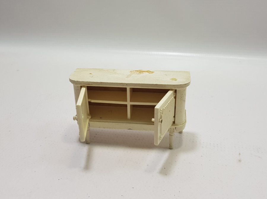 ANTİKA NOSTALJİK AHŞAP KAPAKLI MİNYATÜR DOLAP