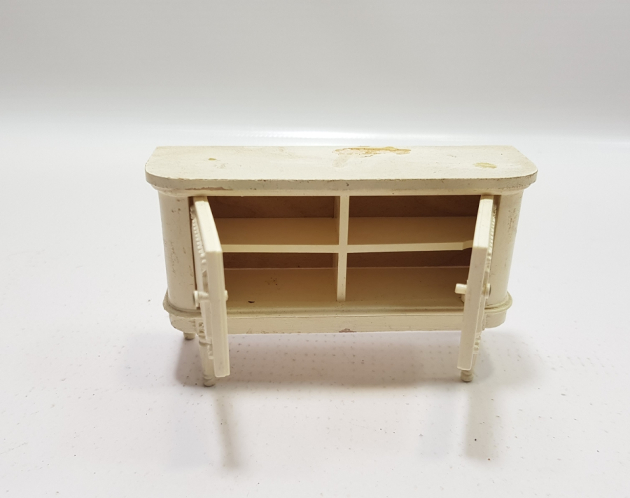 ANTİKA NOSTALJİK AHŞAP KAPAKLI MİNYATÜR DOLAP