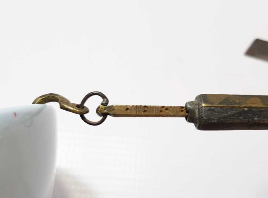 OSMANLI DÖNEMİ ARKASINDA KANTAR BULUNAN ÇOK NADİR AFYON BIÇAĞI