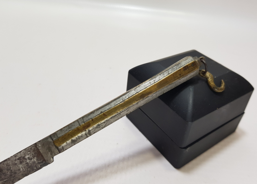 OSMANLI DÖNEMİ ARKASINDA KANTAR BULUNAN ÇOK NADİR AFYON BIÇAĞI