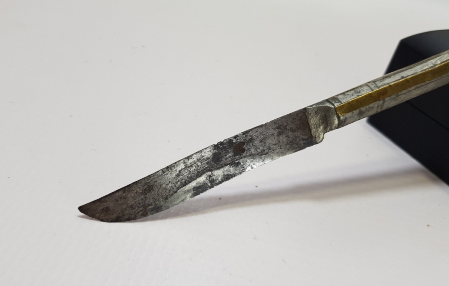 OSMANLI DÖNEMİ ARKASINDA KANTAR BULUNAN ÇOK NADİR AFYON BIÇAĞI