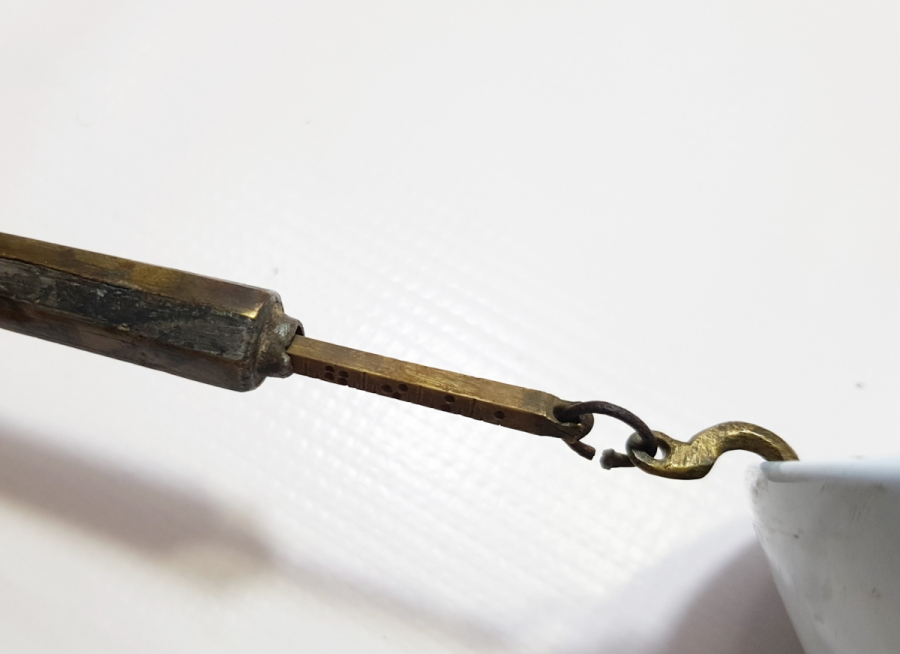 OSMANLI DÖNEMİ ARKASINDA KANTAR BULUNAN ÇOK NADİR AFYON BIÇAĞI