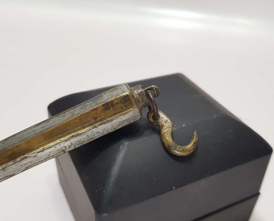 OSMANLI DÖNEMİ ARKASINDA KANTAR BULUNAN ÇOK NADİR AFYON BIÇAĞI