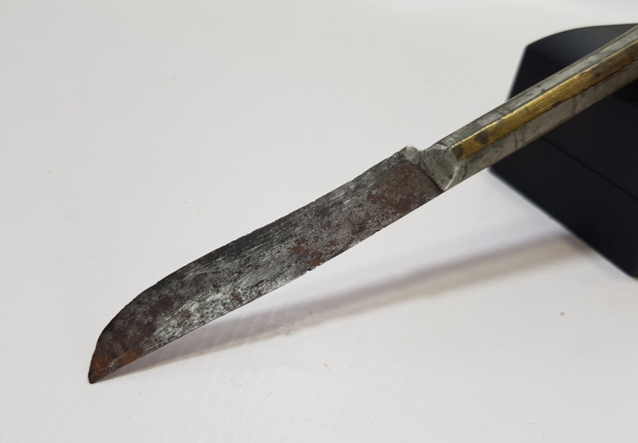 OSMANLI DÖNEMİ ARKASINDA KANTAR BULUNAN ÇOK NADİR AFYON BIÇAĞI