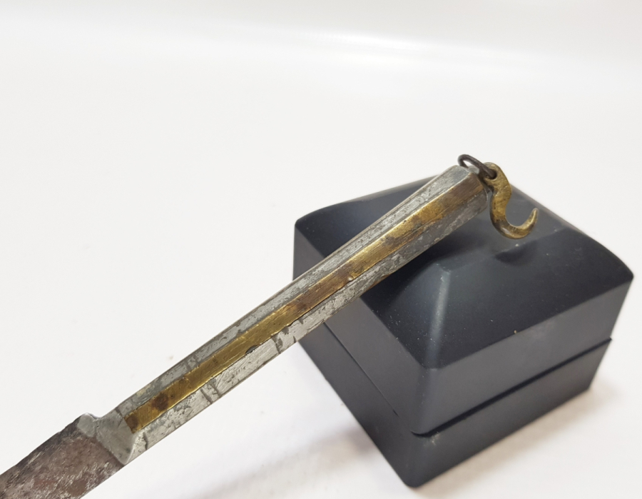 OSMANLI DÖNEMİ ARKASINDA KANTAR BULUNAN ÇOK NADİR AFYON BIÇAĞI