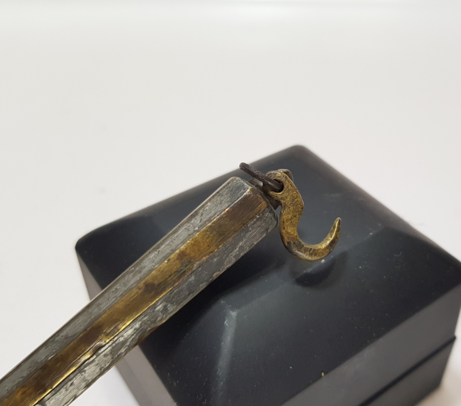 OSMANLI DÖNEMİ ARKASINDA KANTAR BULUNAN ÇOK NADİR AFYON BIÇAĞI