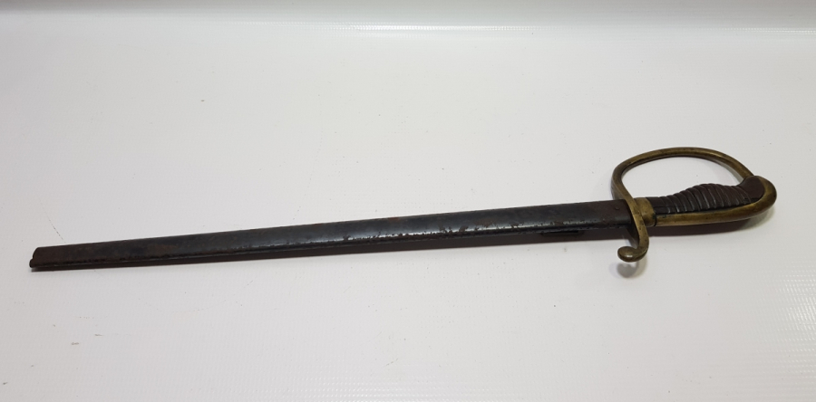 OSMANLI DÖNEMİ NADİR BOYDA TOPÇU KILICI - TOPÇU SUBAYI'NIN SON SAVUNMA KILICI