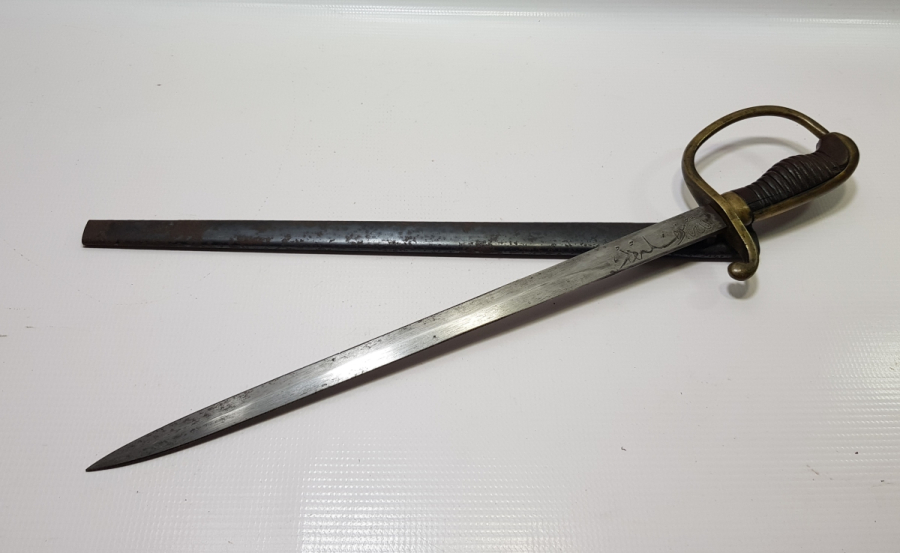 OSMANLI DÖNEMİ NADİR BOYDA TOPÇU KILICI - TOPÇU SUBAYI'NIN SON SAVUNMA KILICI