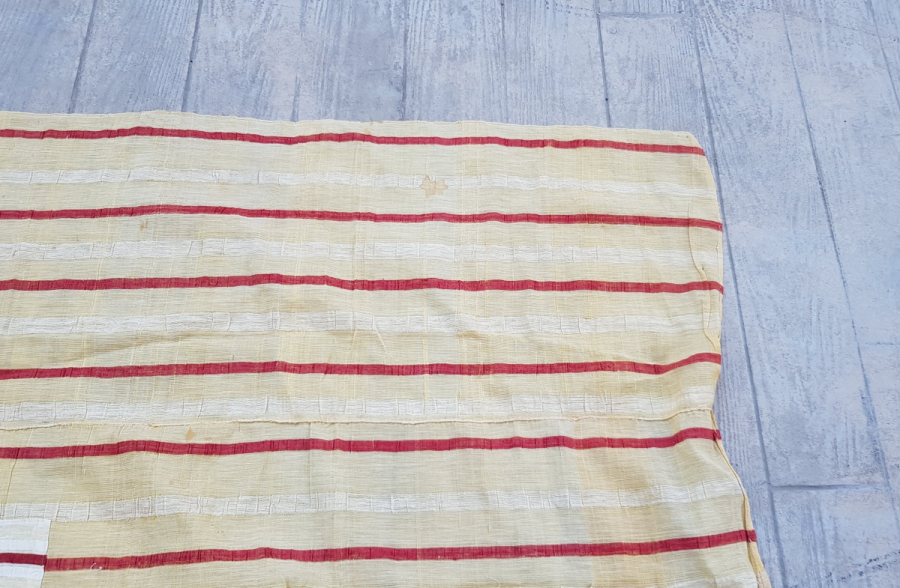 OSMANLI DÖNEMİ ÇOK NADİR ÜZERİ İŞLEMELİ İĞNE OYALI İPEK YATAK ÖRTÜSÜ