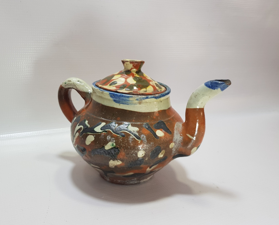 OSMANLI DÖNEMİ NADİR RENKTE KINIK ÇAYDANLIK