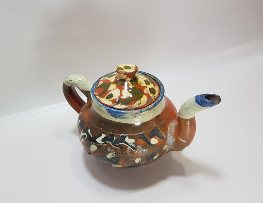 OSMANLI DÖNEMİ NADİR RENKTE KINIK ÇAYDANLIK