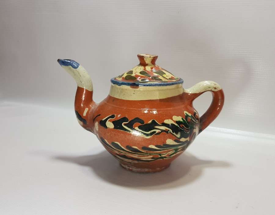 OSMANLI DÖNEMİ NADİR RENKTE KINIK ÇAYDANLIK