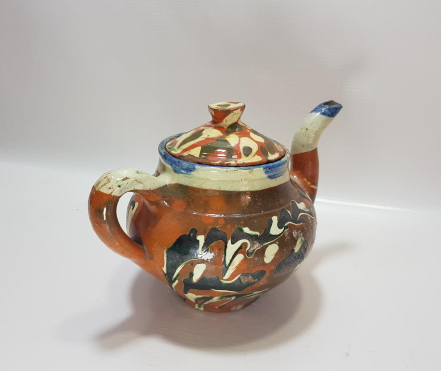 OSMANLI DÖNEMİ NADİR RENKTE KINIK ÇAYDANLIK