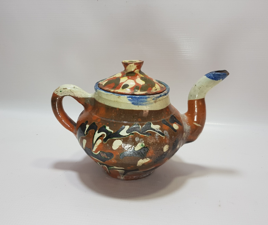 OSMANLI DÖNEMİ NADİR RENKTE KINIK ÇAYDANLIK