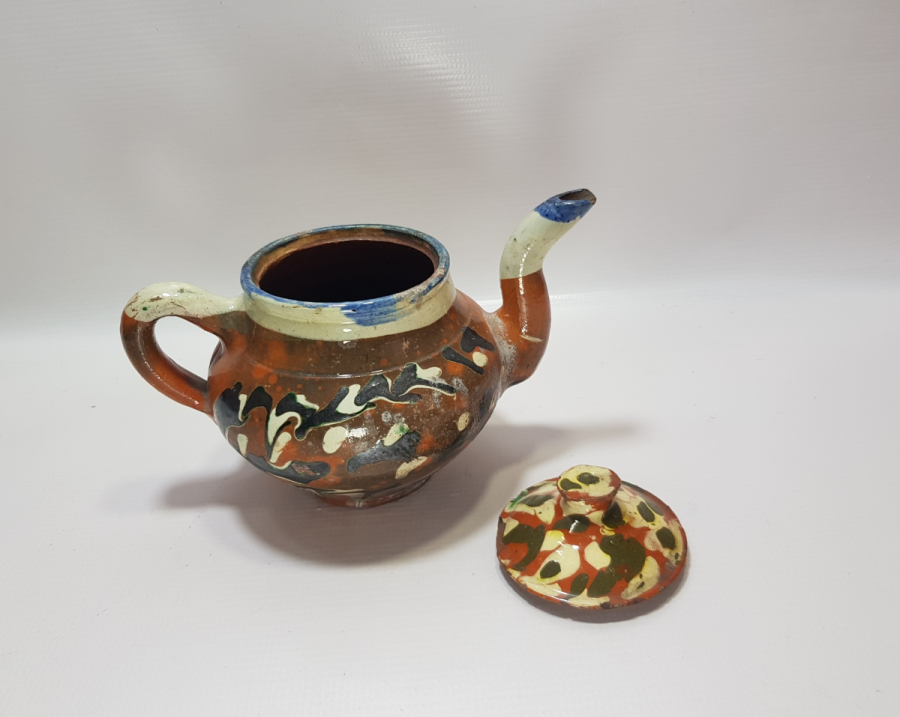 OSMANLI DÖNEMİ NADİR RENKTE KINIK ÇAYDANLIK