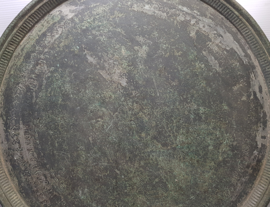 ÜZERİ İŞLEMELİ OSMANLI DÖNEMİ BAKIR TEPSİ