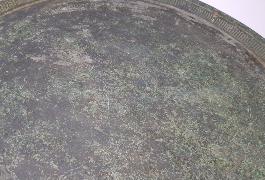 ÜZERİ İŞLEMELİ OSMANLI DÖNEMİ BAKIR TEPSİ