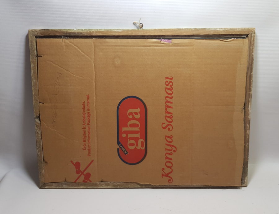 OSMANLI DÖNEMİ KONYA MEVLEVİHANESİ GÖRSELLİ CAM ALTI MEVLEVİ PANO