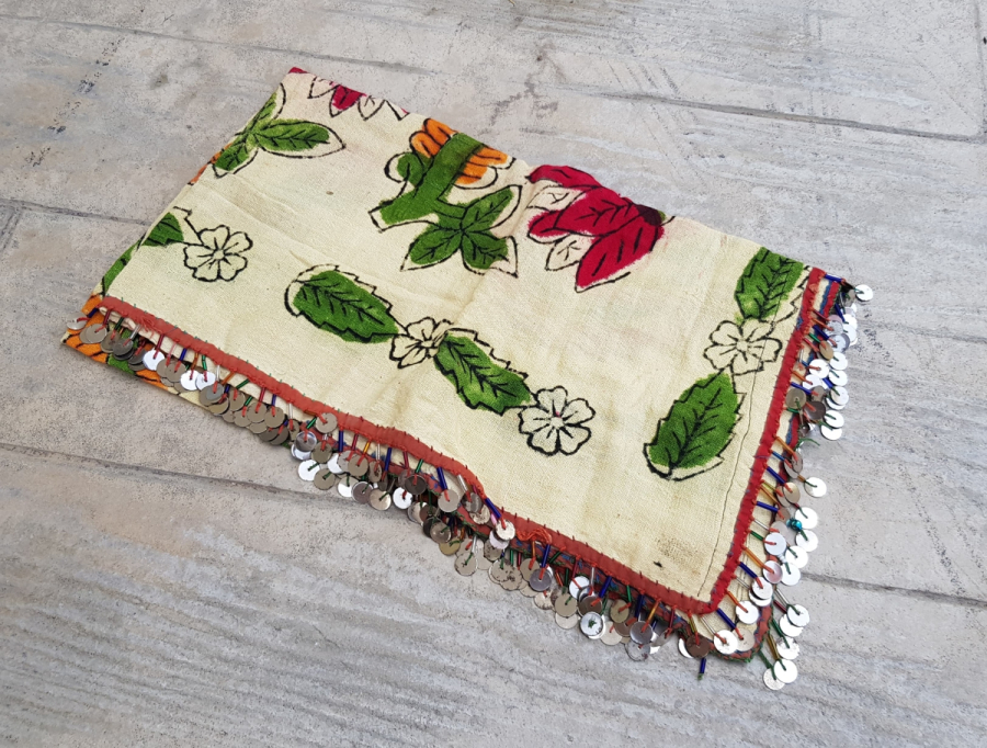 OSMANLI DÖNEMİ ÇOK NADİR MANİSA KIRKAĞAÇ BASKISI PULLU BEZ