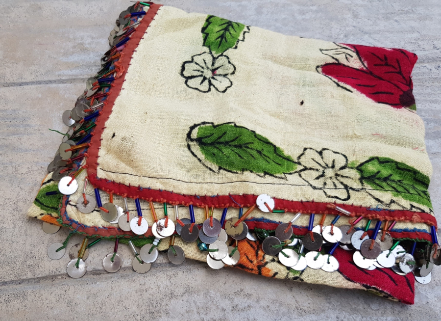 OSMANLI DÖNEMİ ÇOK NADİR MANİSA KIRKAĞAÇ BASKISI PULLU BEZ