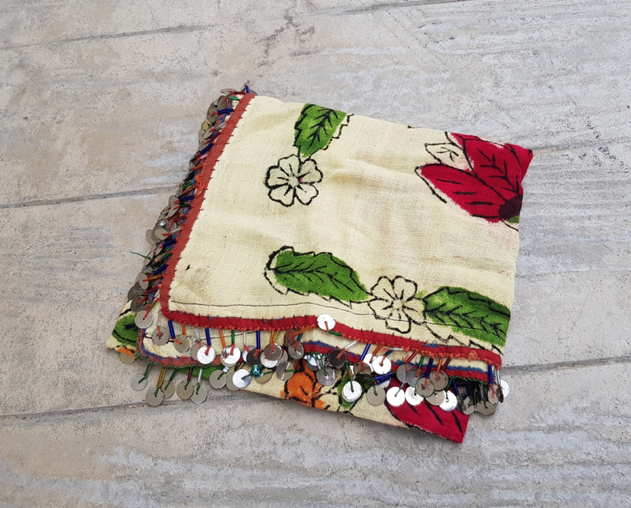 OSMANLI DÖNEMİ ÇOK NADİR MANİSA KIRKAĞAÇ BASKISI PULLU BEZ