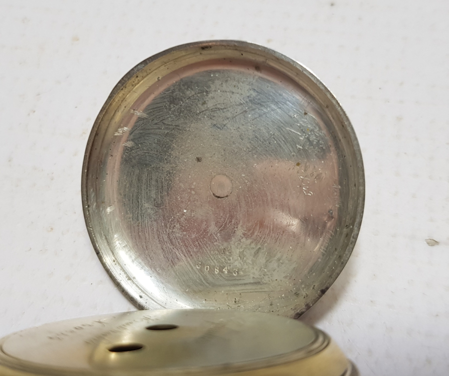 OSMANLI DÖNEMİ GÜMÜŞ KASA ARKADAN KURMALI CEP SAATİ