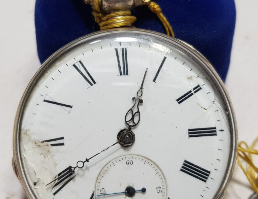 OSMANLI DÖNEMİ GÜMÜŞ KASA ARKADAN KURMALI CEP SAATİ