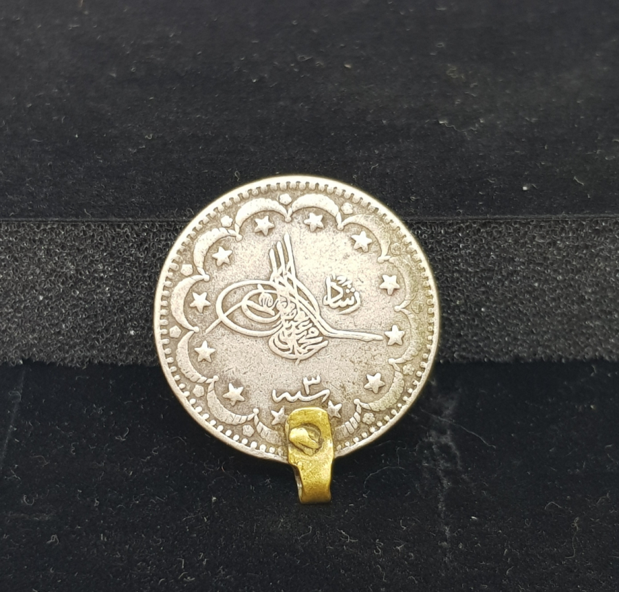 SULTAN MEHMET REŞAT HAN DÖNEMİ GÜMÜŞ 5 KURUŞ MECİDİYE