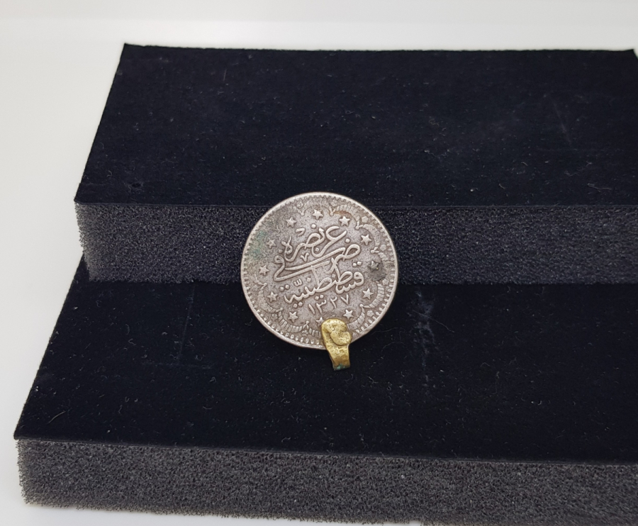 SULTAN MEHMET REŞAT HAN DÖNEMİ GÜMÜŞ 5 KURUŞ MECİDİYE