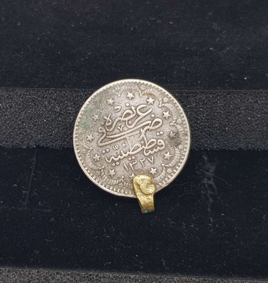 SULTAN MEHMET REŞAT HAN DÖNEMİ GÜMÜŞ 5 KURUŞ MECİDİYE