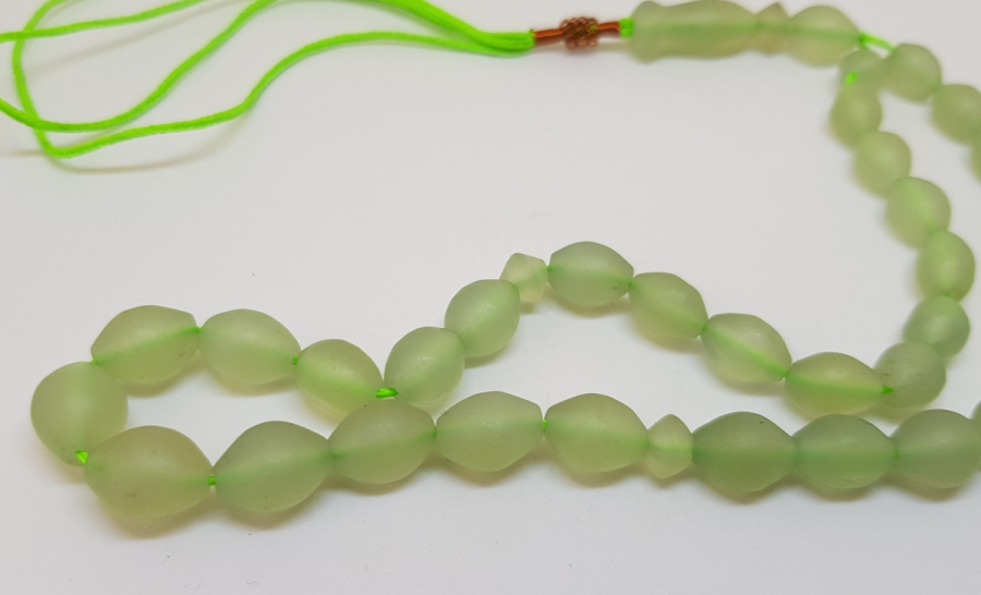 ŞAHMAKSUT TAŞINDAN YAPILMIŞ OSMANLI DÖNEMİ 33LÜ TESPİH