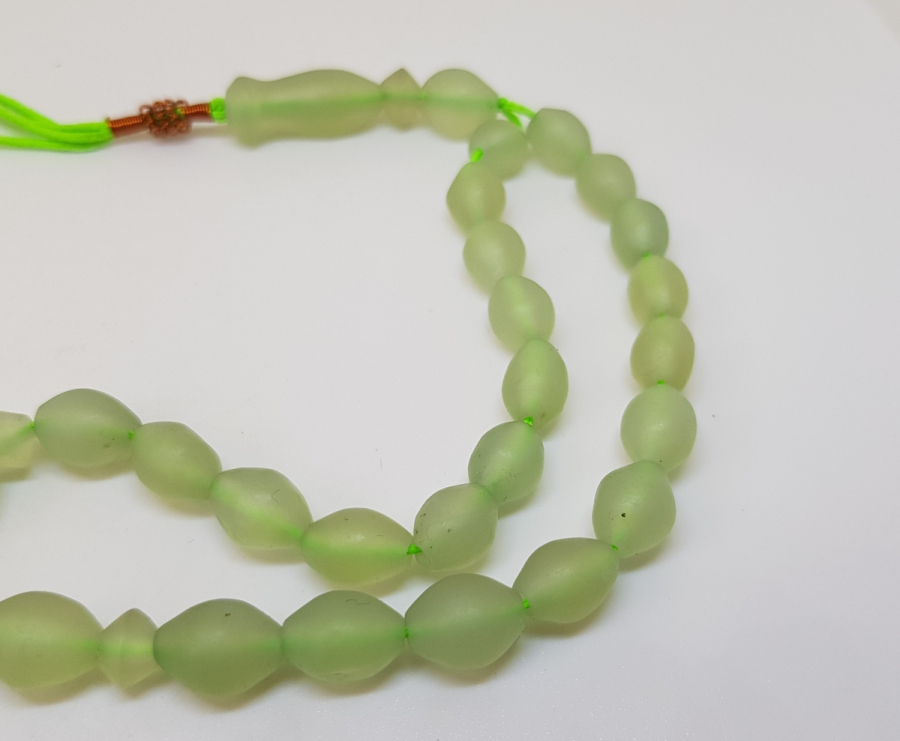 ŞAHMAKSUT TAŞINDAN YAPILMIŞ OSMANLI DÖNEMİ 33LÜ TESPİH