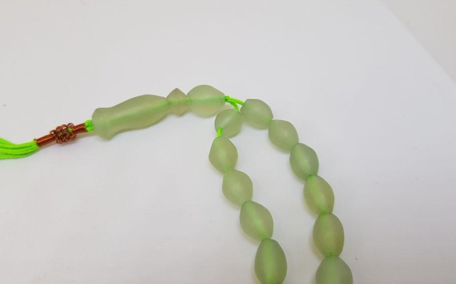 ŞAHMAKSUT TAŞINDAN YAPILMIŞ OSMANLI DÖNEMİ 33LÜ TESPİH