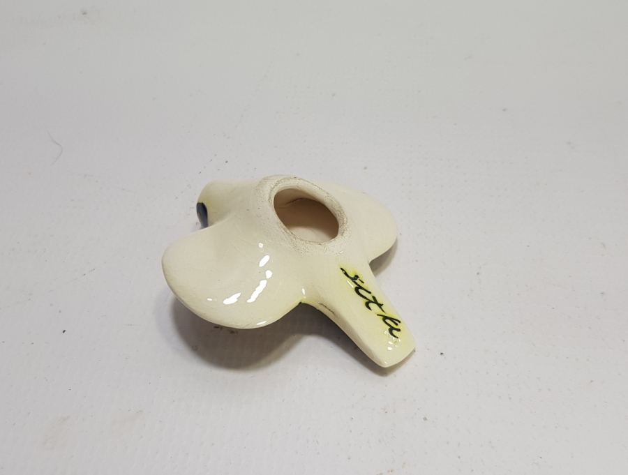 SITKI OLÇAR İMZALI KÜTAHYA SERAMİK KUŞ BİBLOSU