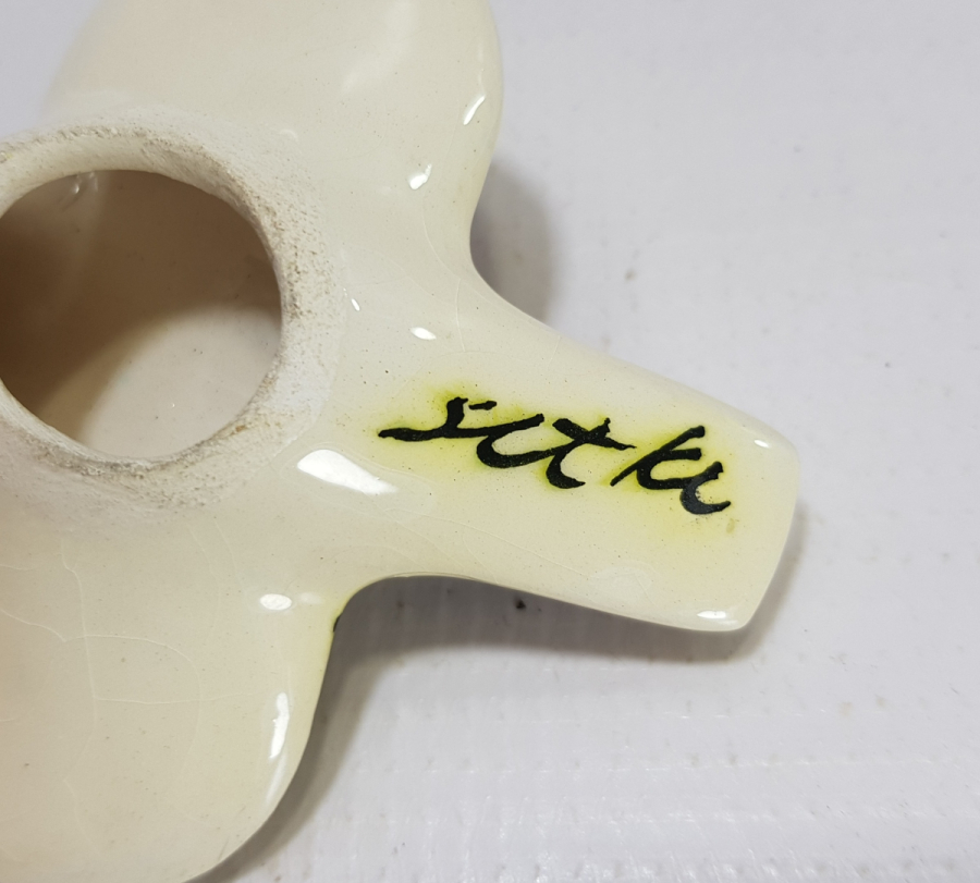 SITKI OLÇAR İMZALI KÜTAHYA SERAMİK KUŞ BİBLOSU