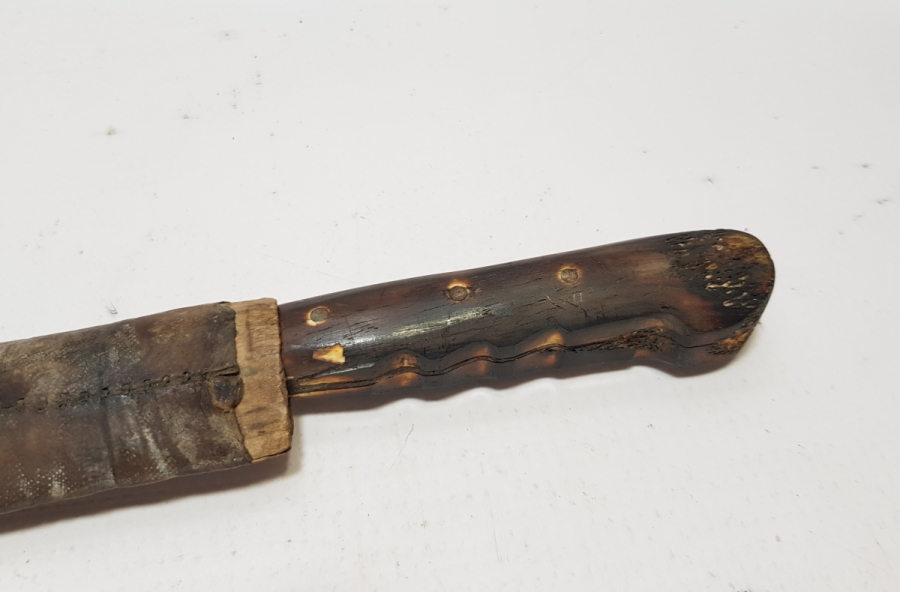 OSMANLI DÖNEMİ NADİR REMZİ USTA DAMGALI ORİJİNAL KININDA BURSA İŞİ NADİR KABADAYI BIÇAĞI