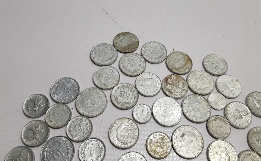 1970-1980LERDEN ANTİKA METAL PARA LOTU