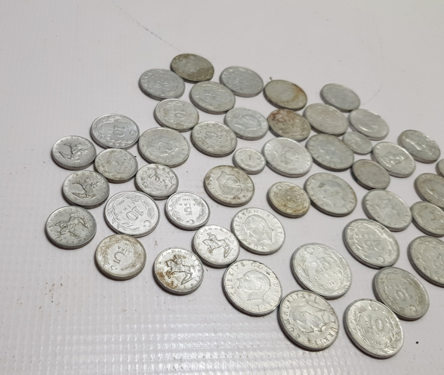 1970-1980LERDEN ANTİKA METAL PARA LOTU