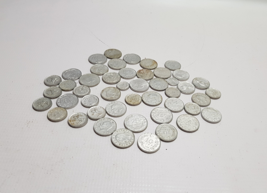 1970-1980LERDEN ANTİKA METAL PARA LOTU