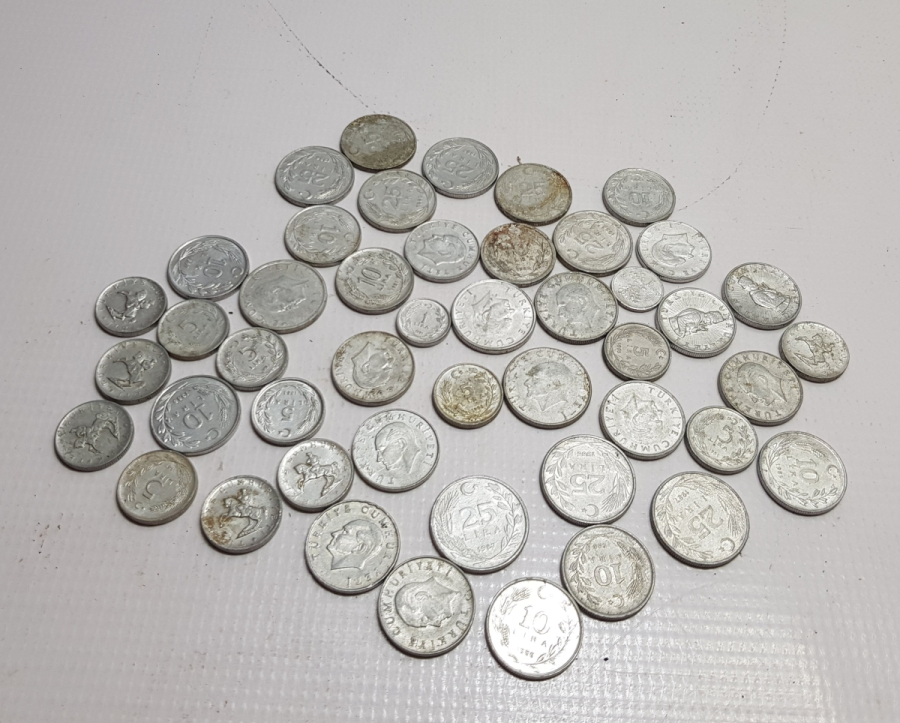 1970-1980LERDEN ANTİKA METAL PARA LOTU