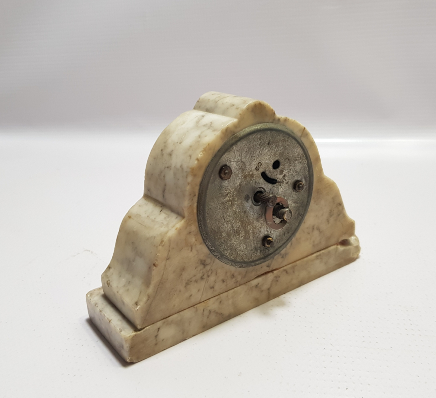 ANTİKA MERMER ŞÖMİNE SAATİ