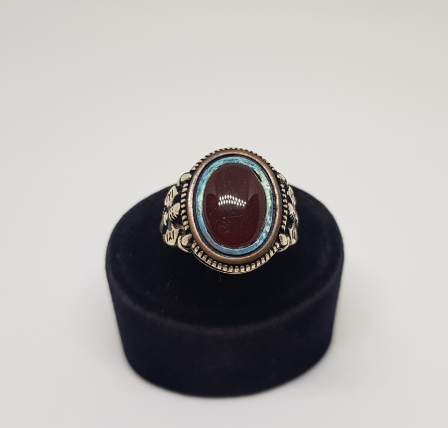 KABARTMA İŞÇİLİKLİ ÖZEL YAPIM GÜMÜŞ YÜZÜK