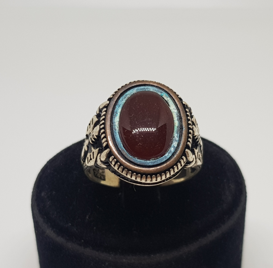 KABARTMA İŞÇİLİKLİ ÖZEL YAPIM GÜMÜŞ YÜZÜK